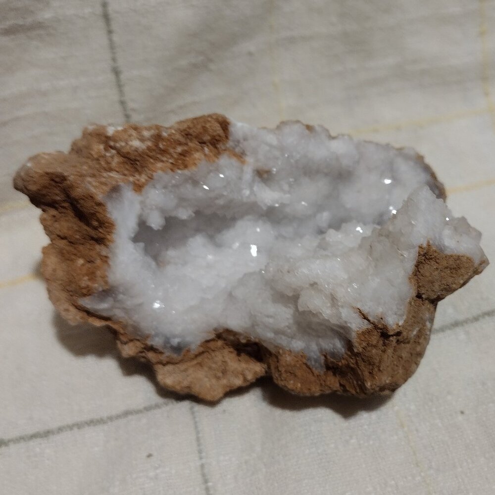 Calcite Quartz Crystal Geode - Picture 9 of 16